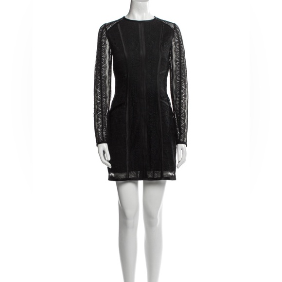 Veronica Beard Lace Seamed Sheath Dress. Size 4. - Picture 3 of 5